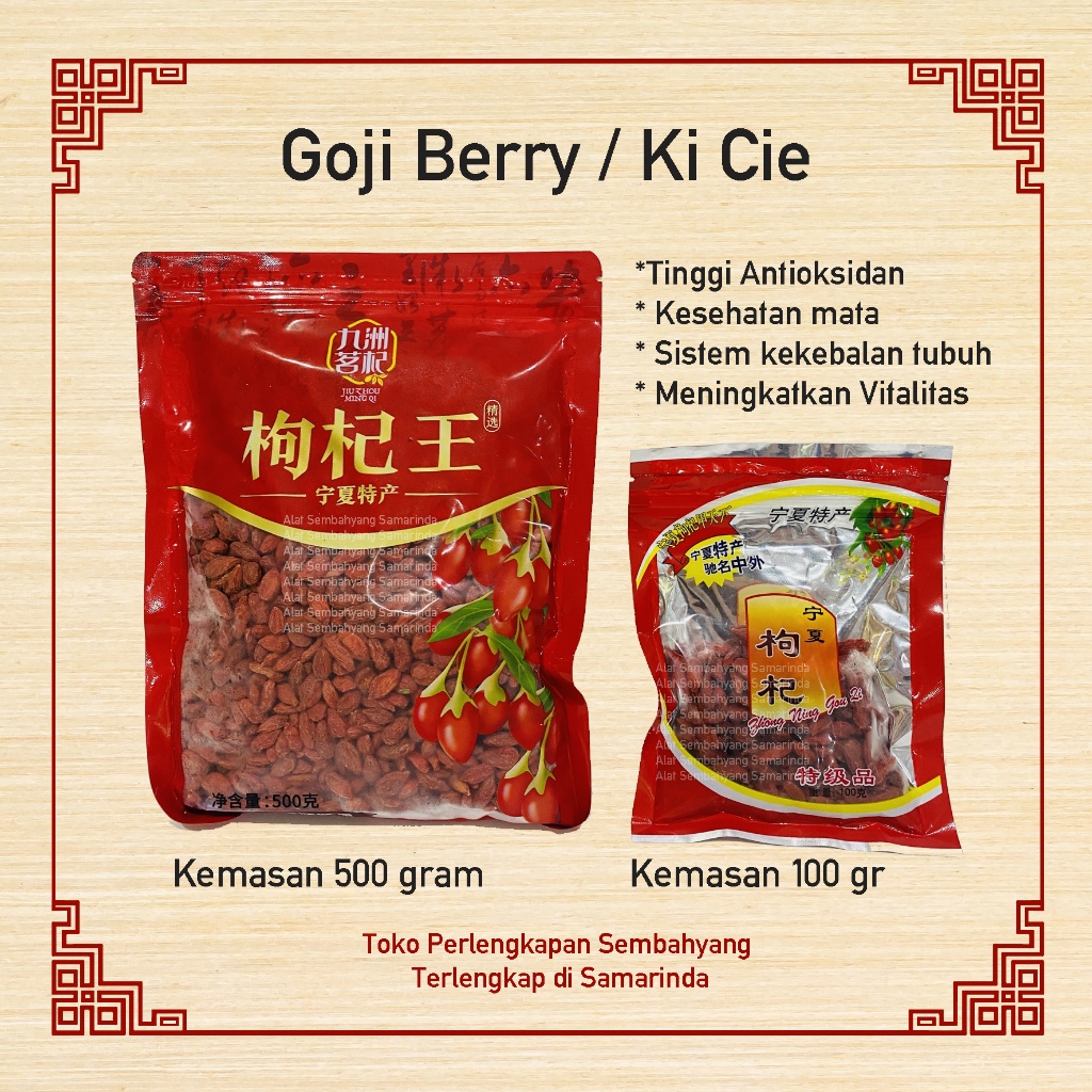 

Gojiberry / Kicie 500 gr Herbal tim ayam natural premium