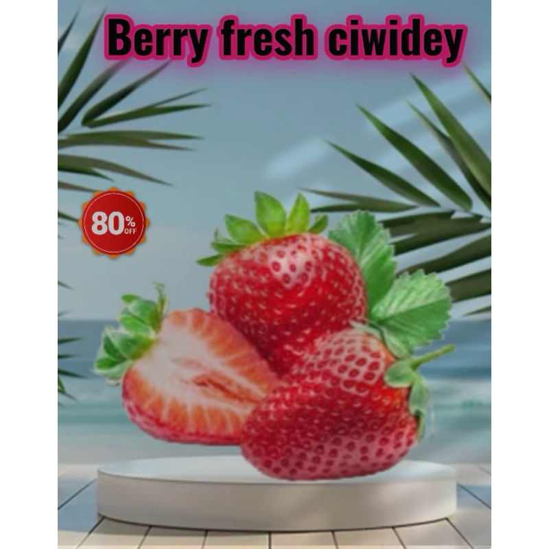 

PROMO TERMURAH BUAH STRAWBERRY FRESH PREMIUM(asli ciwidey)