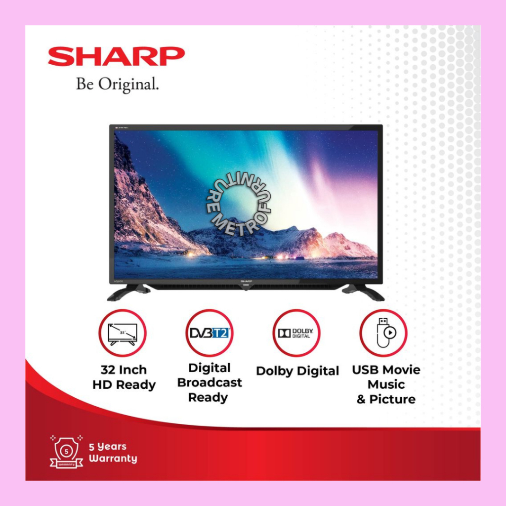 TV SHARP LED DIGITAL 32'' TV LED SHARP 32 INCH TV SHARP DIGITAL 24 INCH FREE ONGKIR SERANG KOTA