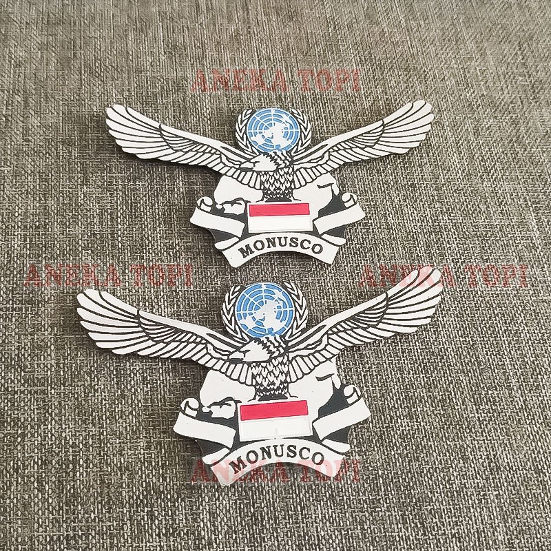 Pin Monusco Pin Wing Monusco Silver - Aneka Topi
