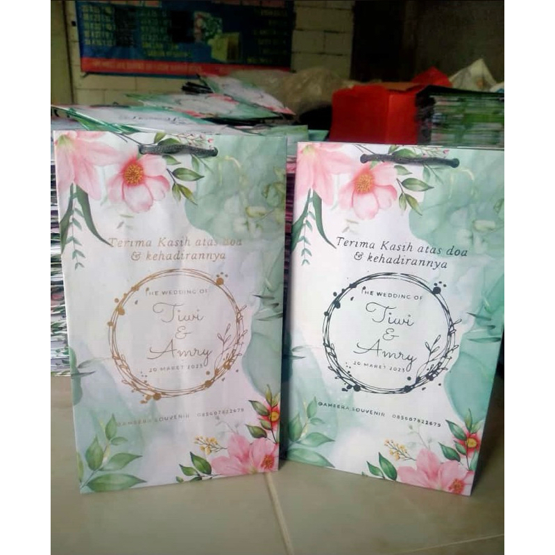 

Paperbag SABLON CUSTOM size 15x8x25