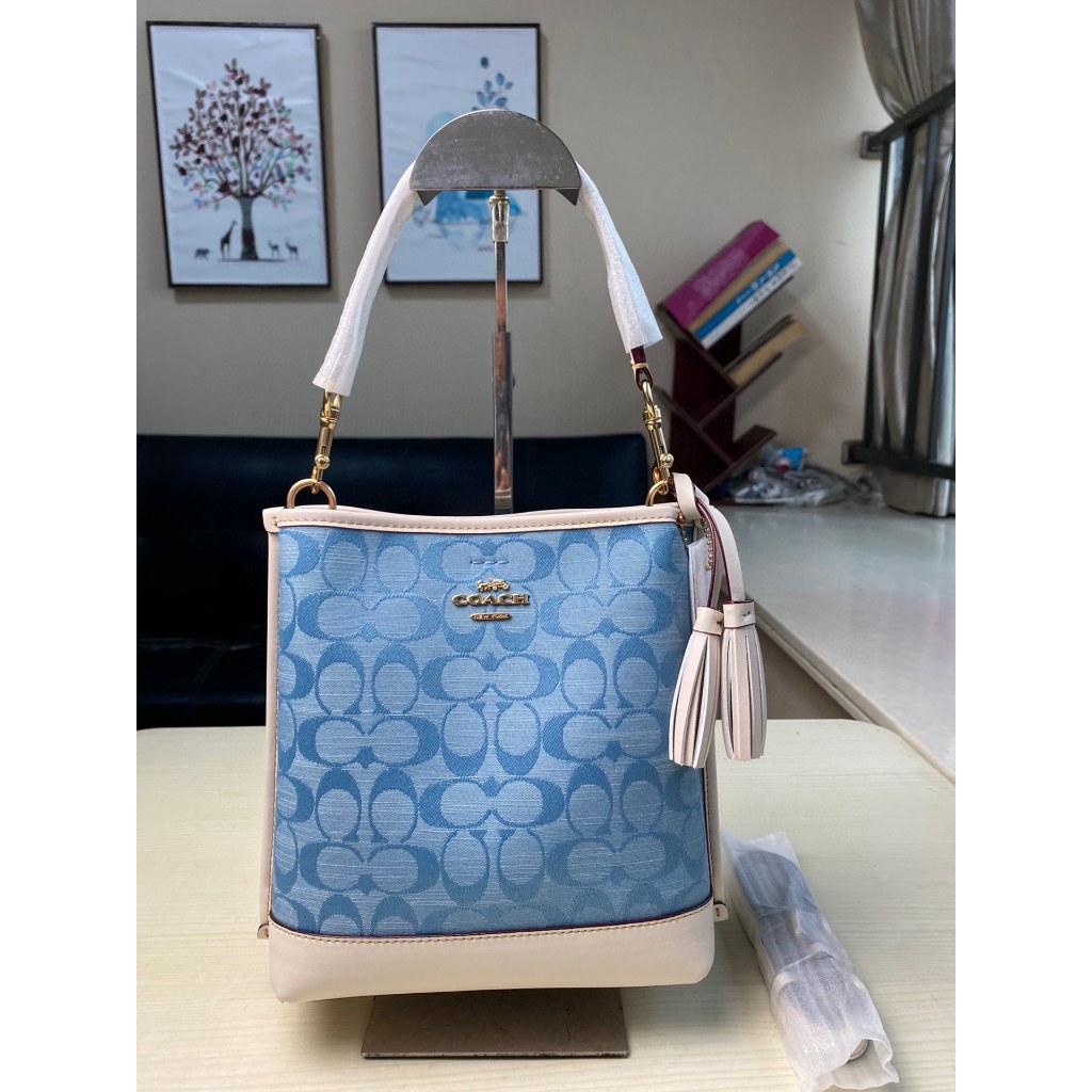 COACH Molli 25 Classic Pattern Women Tote Bag Hand Bag/ COACH Molli 25 Tas Tangan Tote Wanita Pola K