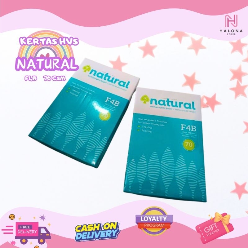

Kertas HVS Natural F4B 70 GSMa