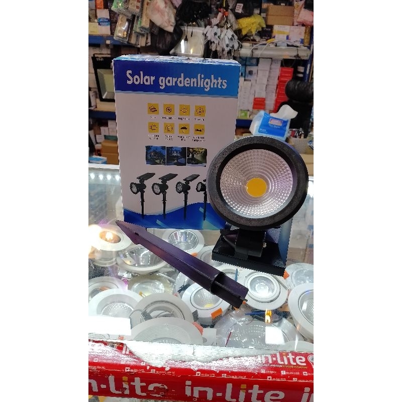 LAMPU TAMAN TENAGA SURYA / SOLAR GARDEN LIGHT COB 5W