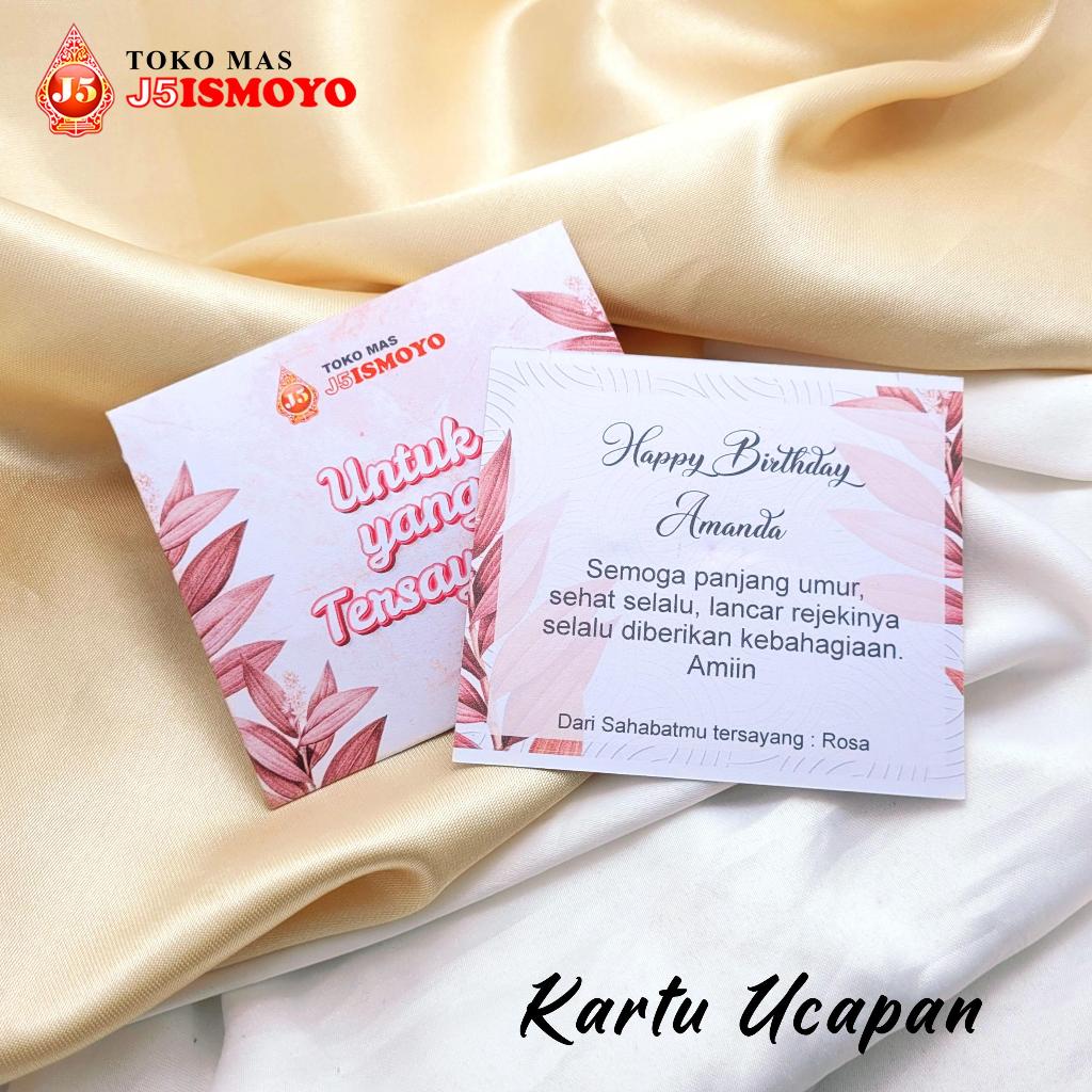 Kartu Ucapan Greeting Card J5Ismoyo
