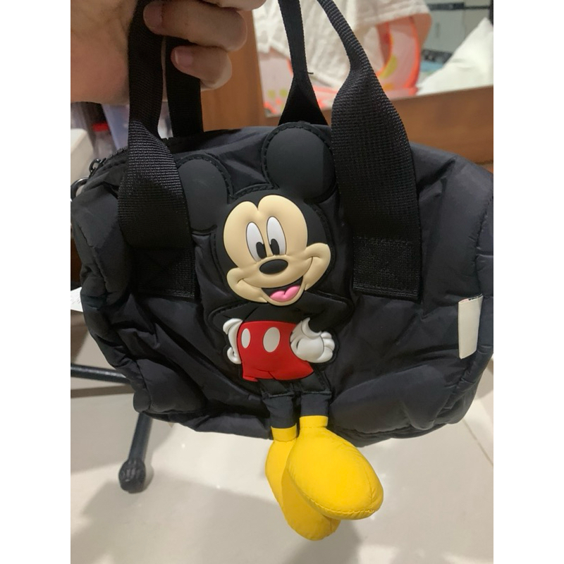 [NEW] Zara x disney mickey mouse sling bag hand bag ori