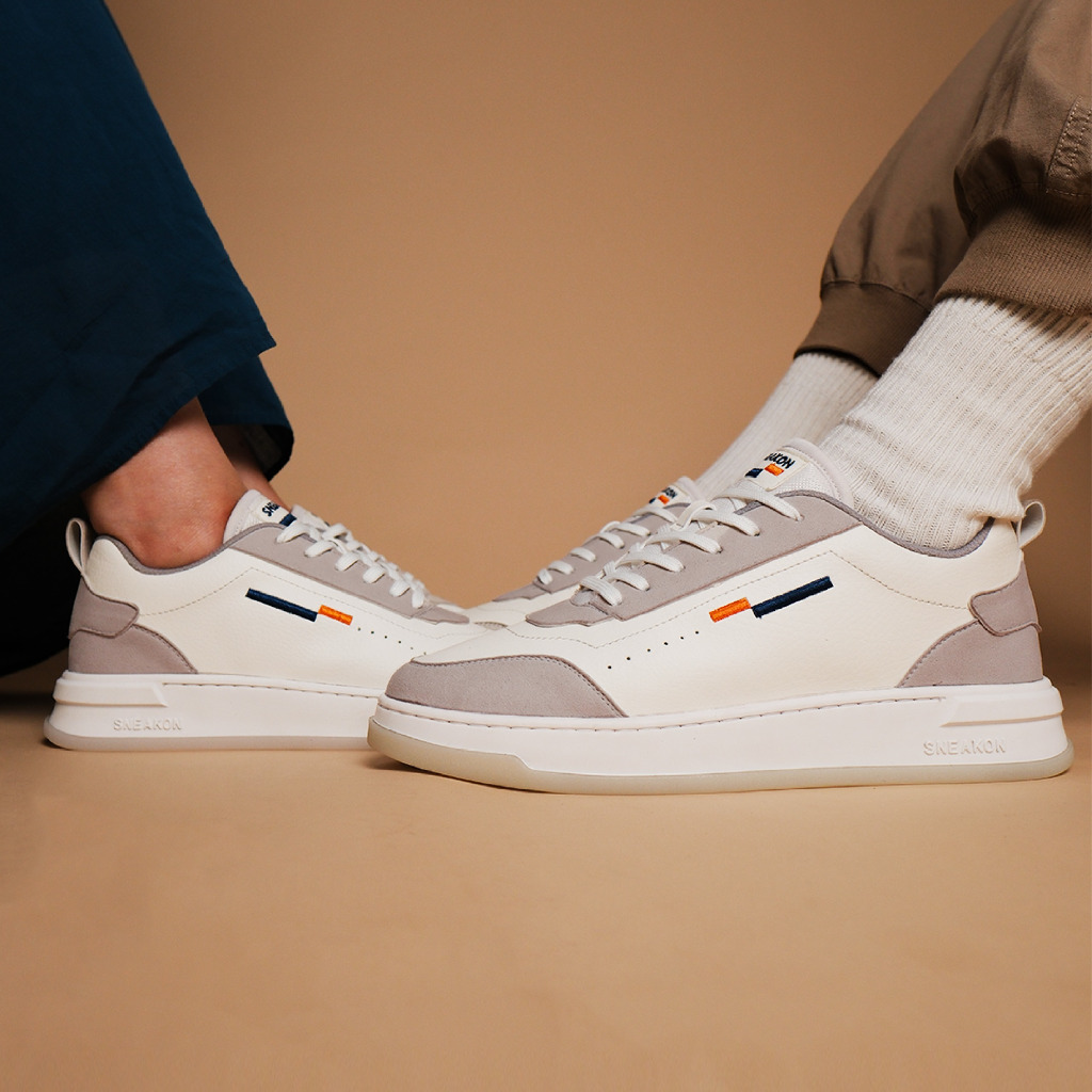 Favorit Sepatu Sneakon Urban White - Unisex