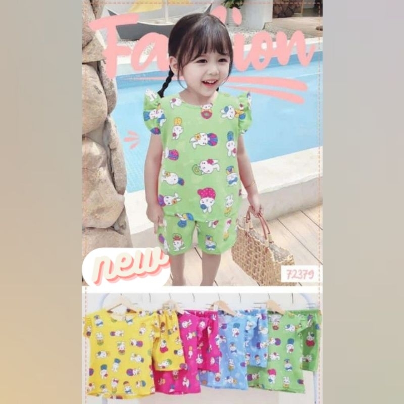 Setelan Anak Perempuan Import, Setelan Anak babyterry import, Setelan anak cantik, setelan anak moti