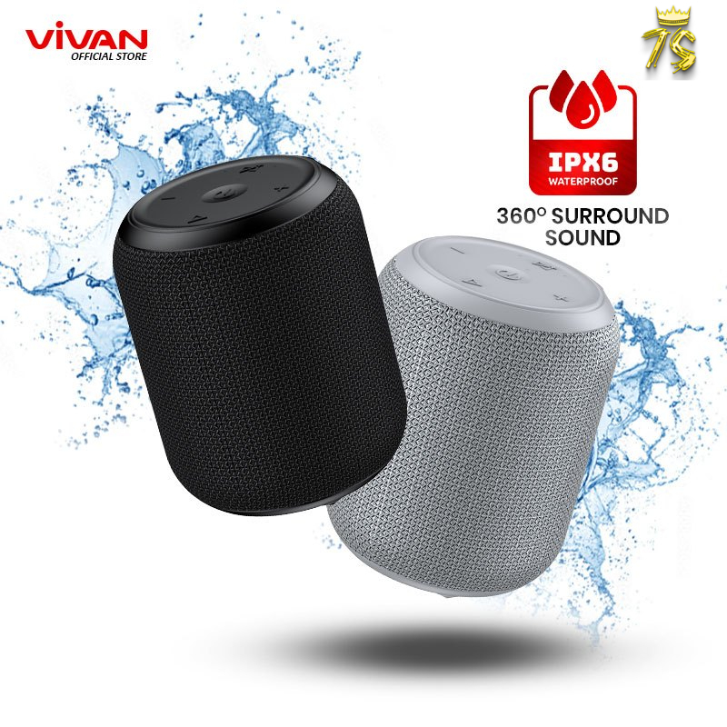 SPEAKER VIVAN VS12 VS 12 10 W WATER PROFF IPX5 SUPER BASS