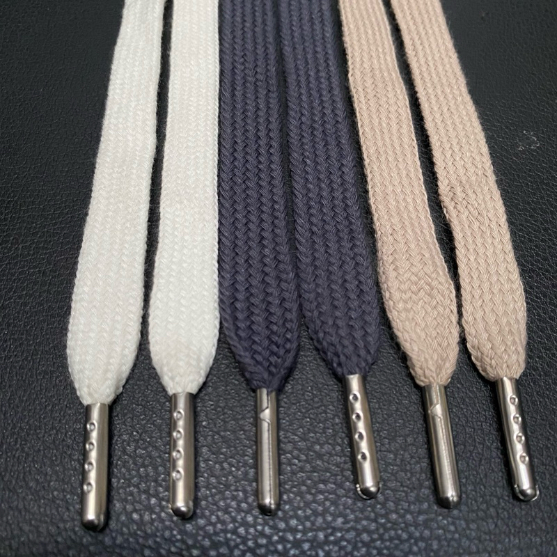 tali sepatu gemuk tali sepatu jumbo cembung katun polos