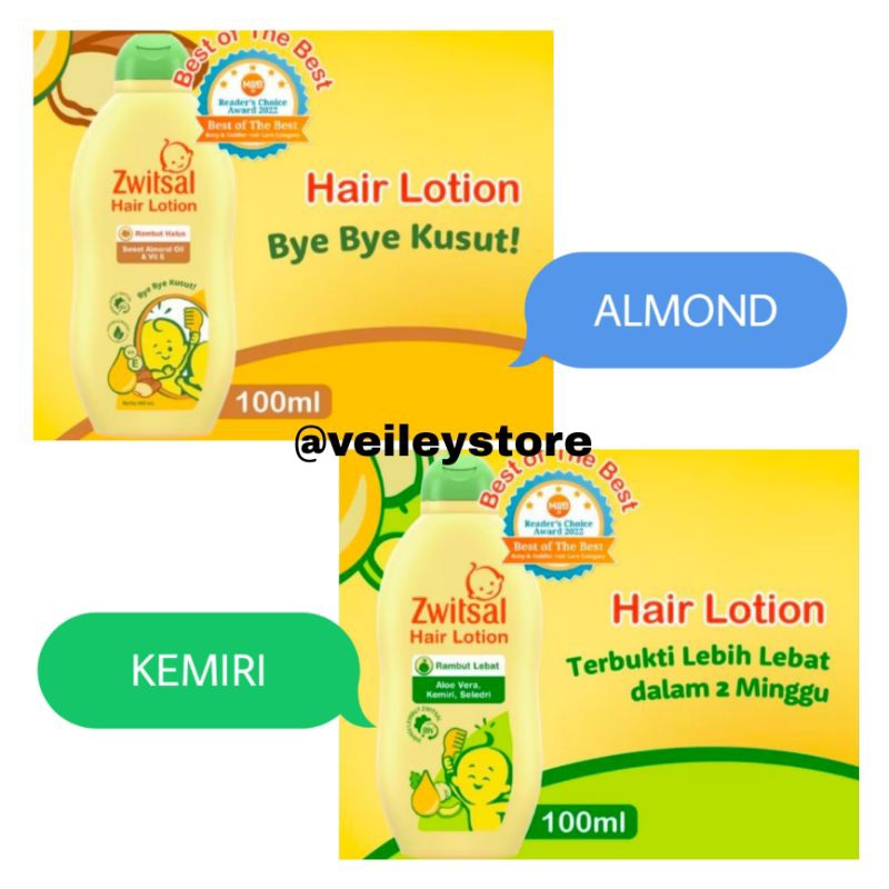 Zwitsal Hair Lotion Zwitsal Cologne