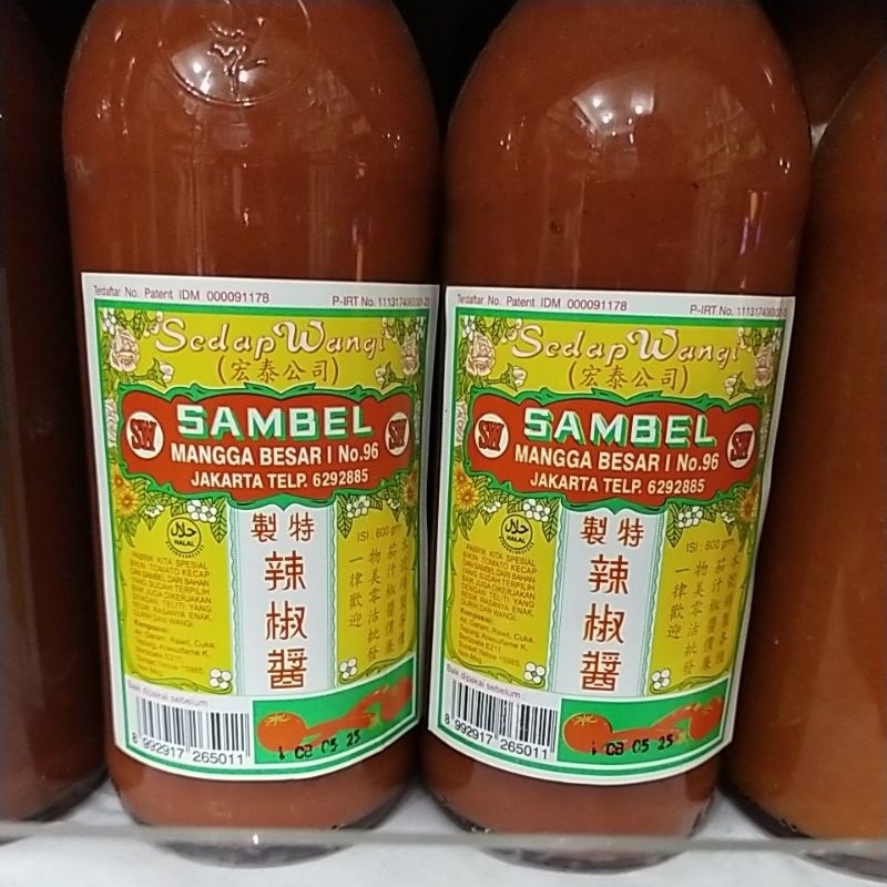 

sambal sedap wangi UK 630ml