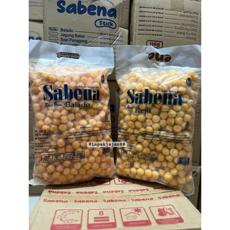 

SABENA BALLS / CHIKI BALLS / SNACK RASA BALADO KEJU 360 GRAM