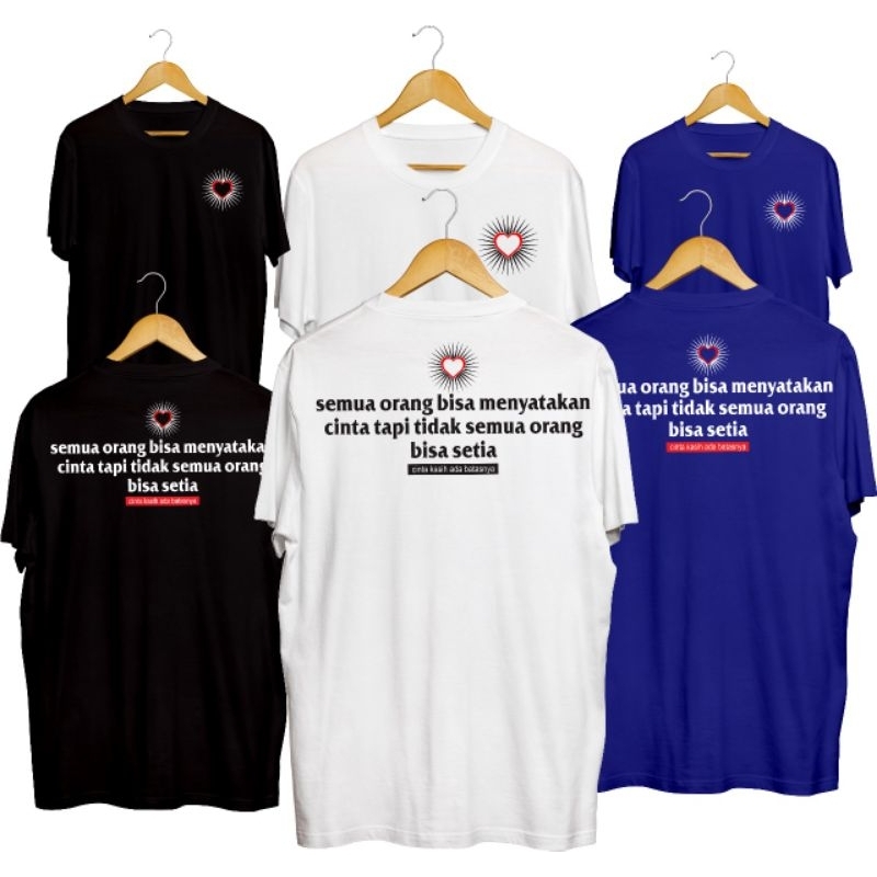 Kaos Psht simpel Kaos Psht Kata kata Kaos Psht CKAB cinta kasih ada batasnya