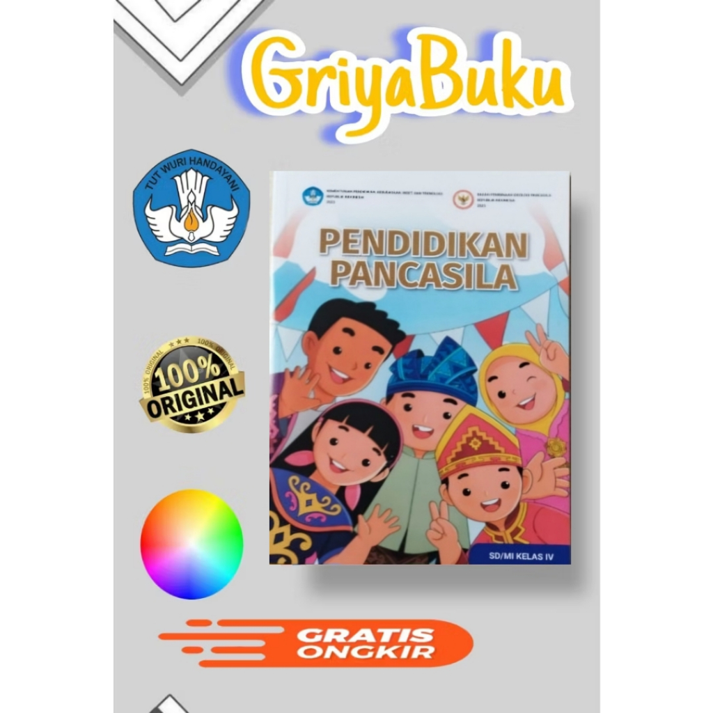 BUKU PAKET SISWA PENDIDIKAN PANCASILA PPKN SD/MI KELAS 4 KURIKULUM MERDEKA BPIP