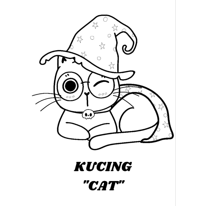 

(PDF)Gambar Kucing Belajar Nama Hewan Sambil Mewarnai untuk anak