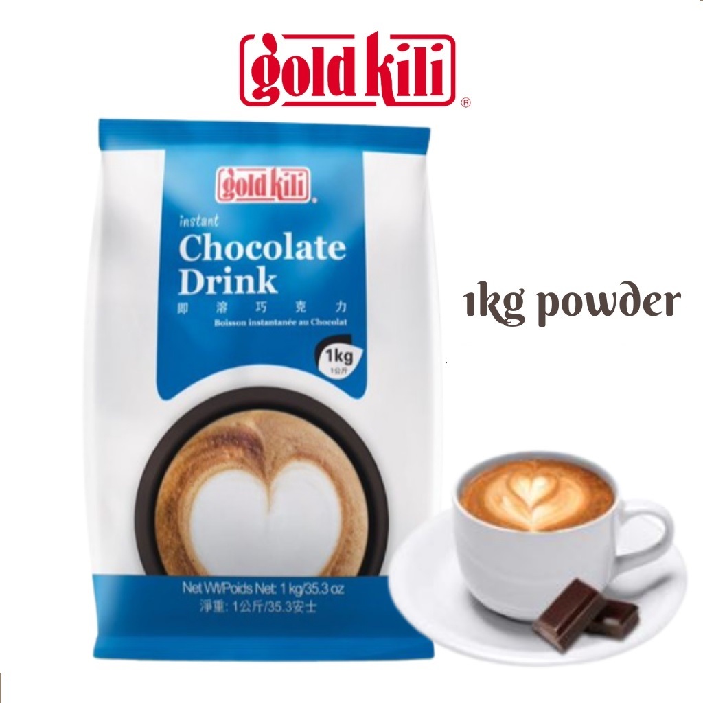 

Gold Kili Chocolate Drink Powder 1kg Bubuk Minuman Coklat Gold Kili Singapore Chocolate 3 in 1