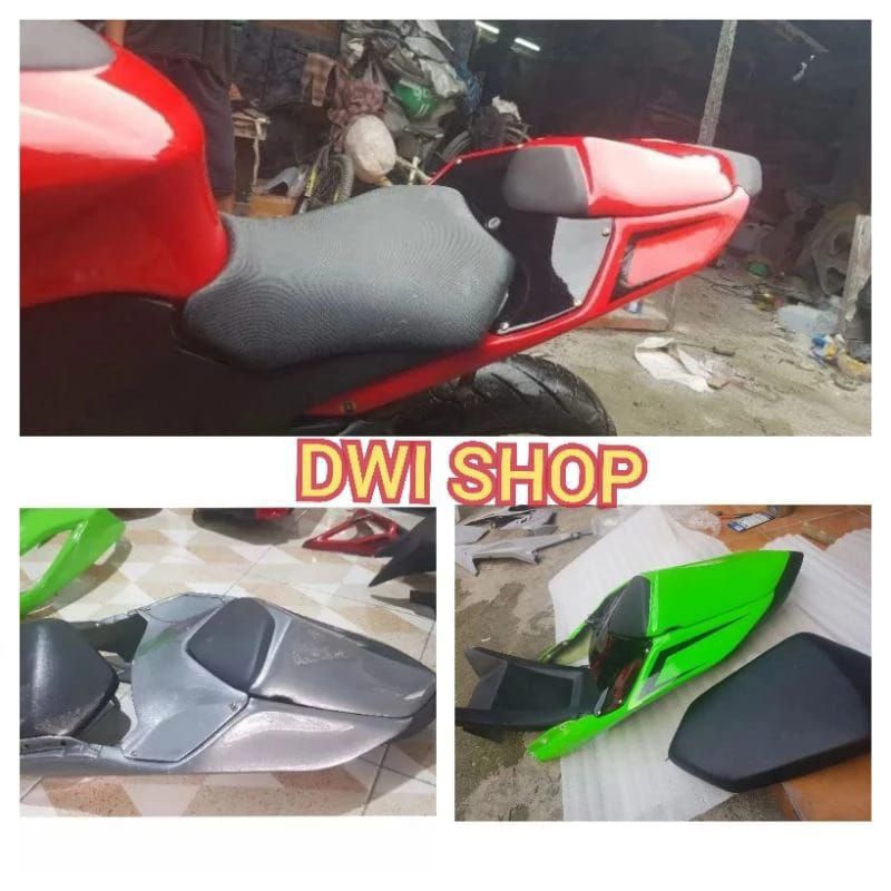 body belakang Kawasaki Ninja 250 karbu custom model zx-636