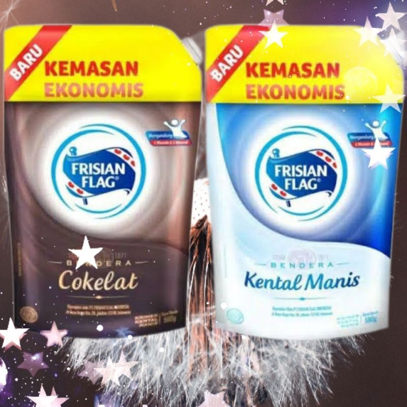 

Susu Kental Manis Frisian Flag Dengan 2 Varian Rasa Cokelat Dan Rasa Vanila Kemasan 545 Gram