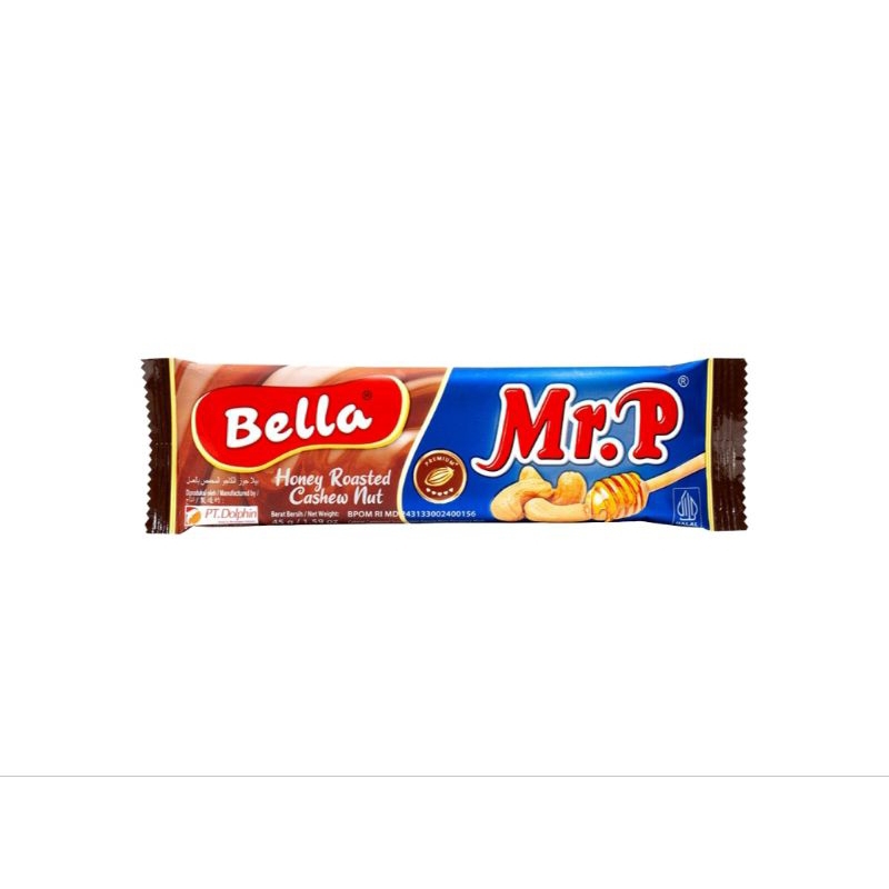 

Bella Mr. P Cokelat Batang Honey Roasted Cashew Nut 45 g