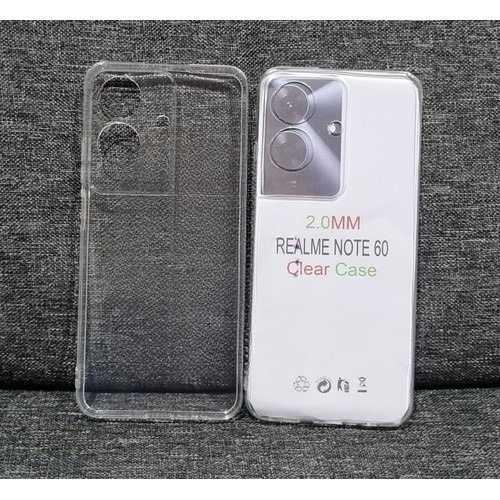 Case Clear HD 2.0mm Realme C35/Narzo 50A Prime / REALME NOTE 60 - Casing Hp Case TPU Premium Case Cl