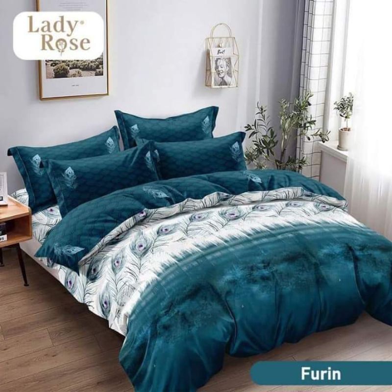 bedcover lady rose ukuran 180×200/1 set bedcover lady 100% lady rose original