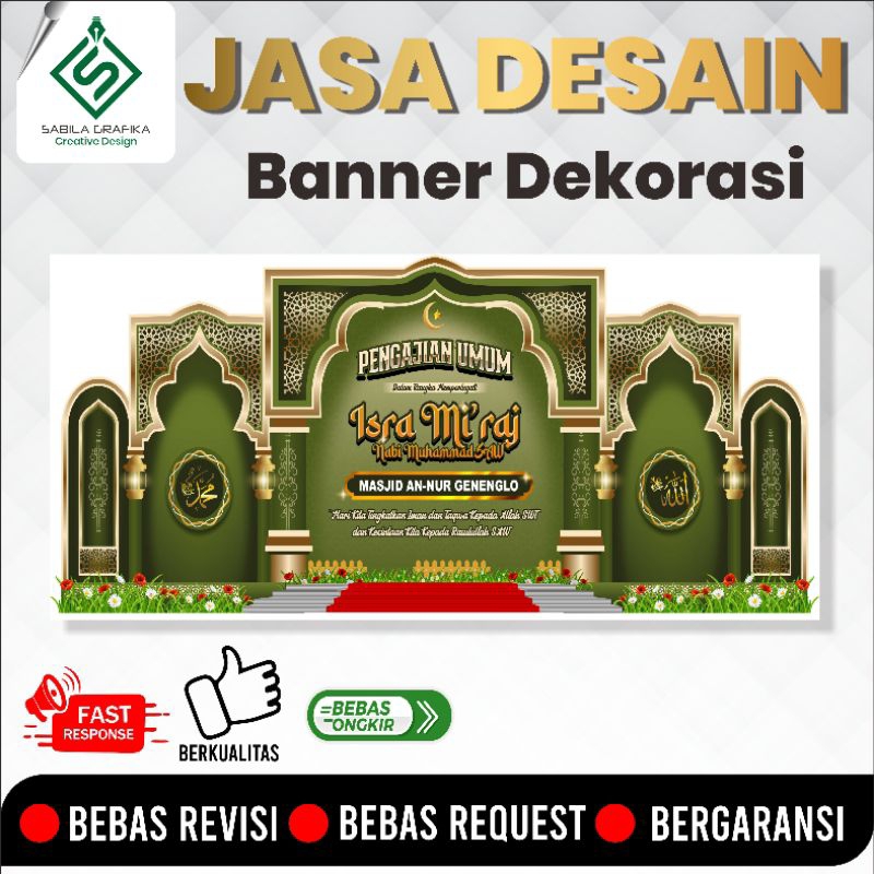 Desain BACKDROP, BANNER, X BANNER,,NAMA BAYI, DLL TERMURAH