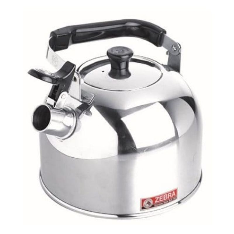 ZEBRA TEKO BUNYI 6 LITER 113525 WHISTLING KETTLE STAINLESS MANTAP ASLI
