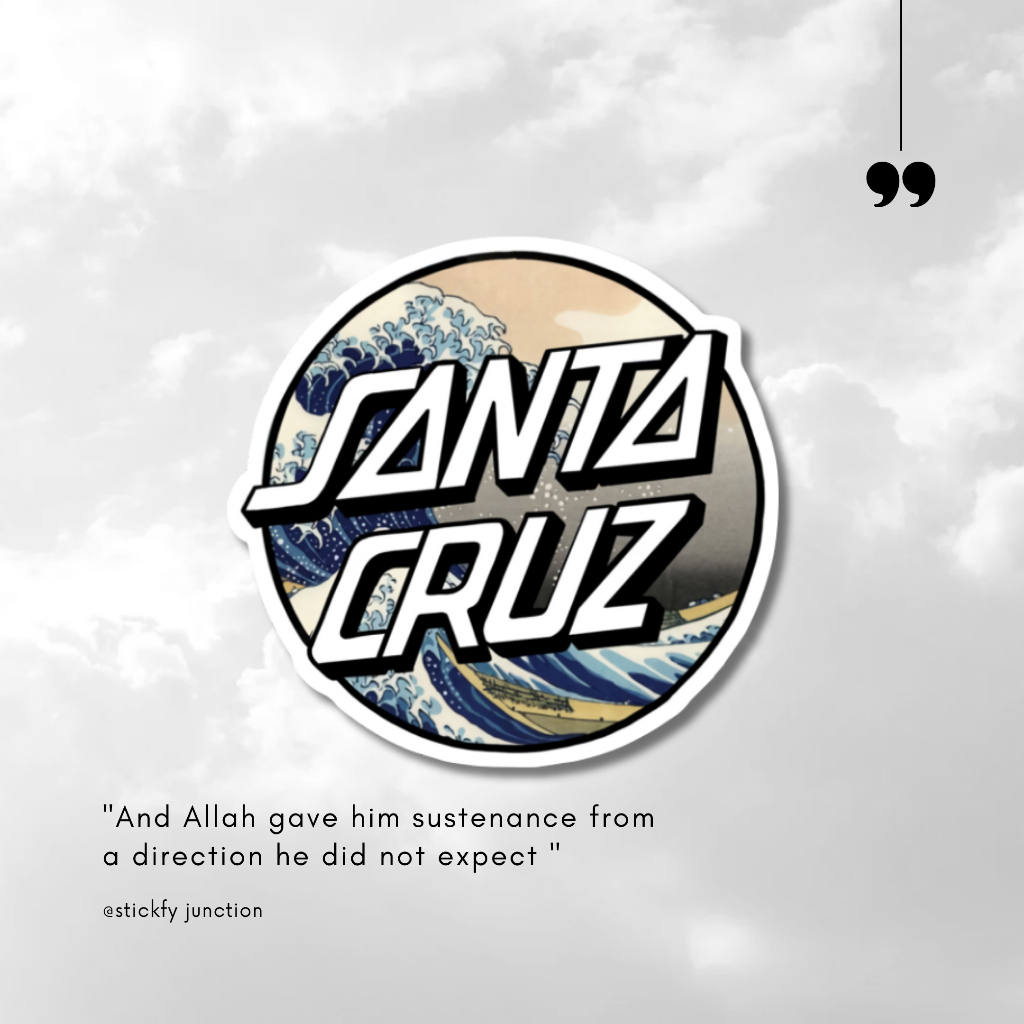 

sticker santacruzh/stiker receh / sticker aesthetic / sticker tumblr /stiker premium / stiker hp / stiker laptop / stiker helm / stiker tahan air |SJ | A5