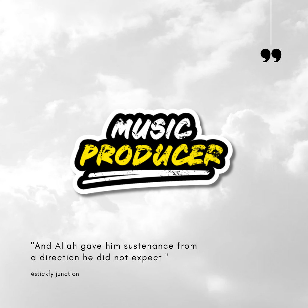 

sticker music proucer / sticker aesthetic / sticker tumblr /stiker premium / stiker hp / stiker laptop / stiker helm / stiker tahan air |SJ | A29