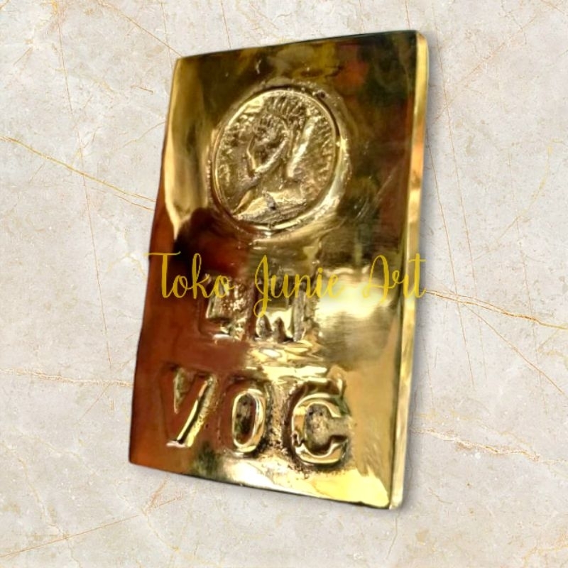 Replika Emas Voc Emas Batangan Emas Lm Mirip Asli Bahan Kuningan Asli