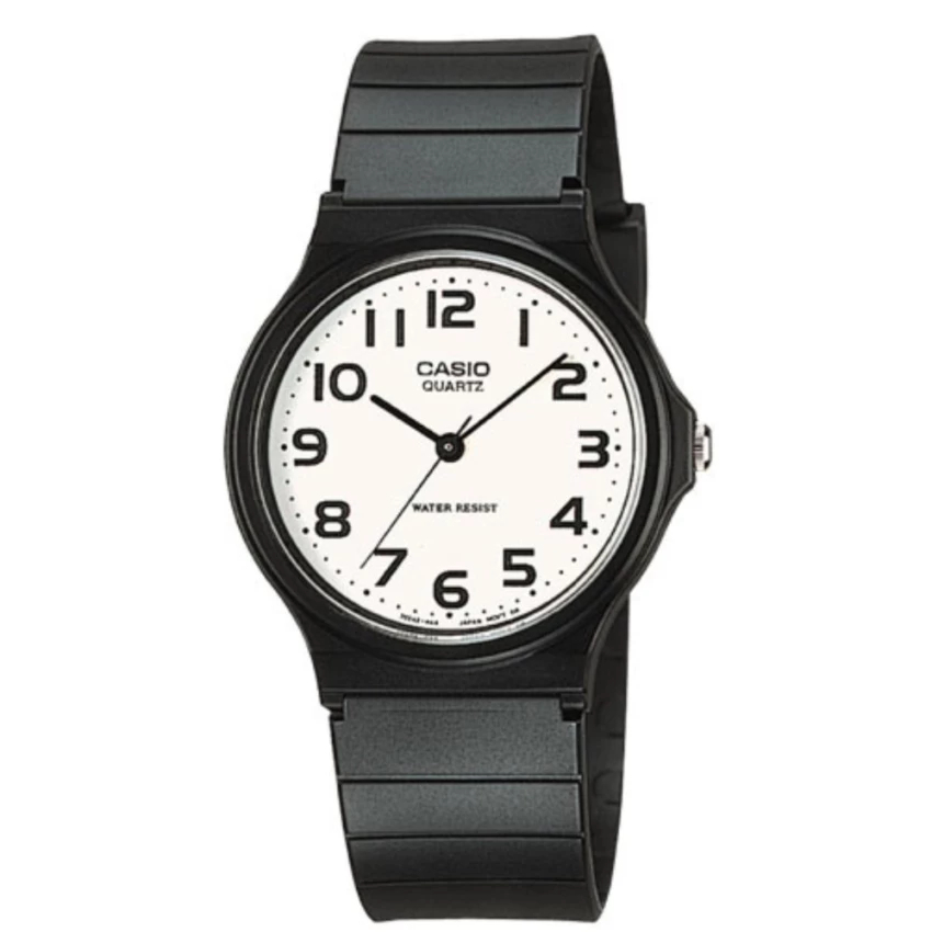 Casio General MQ-24-7B2 / MQ24-7B2 / MQ-24 Jam Tangan Unisex Analog Karet Putih Angka (Dapat Box Mik