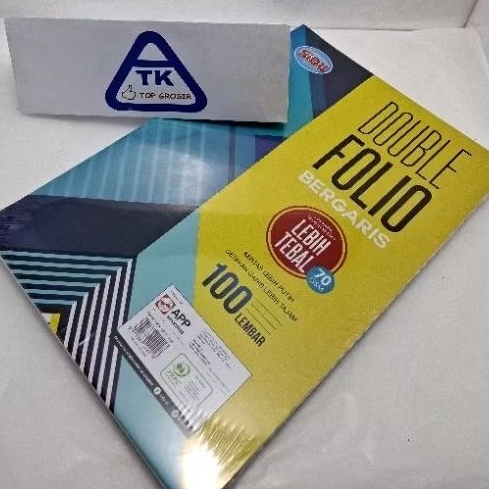 

DOUBLE FOLIO BERGARIS SIDU 100 LEMBAR 70 GSM