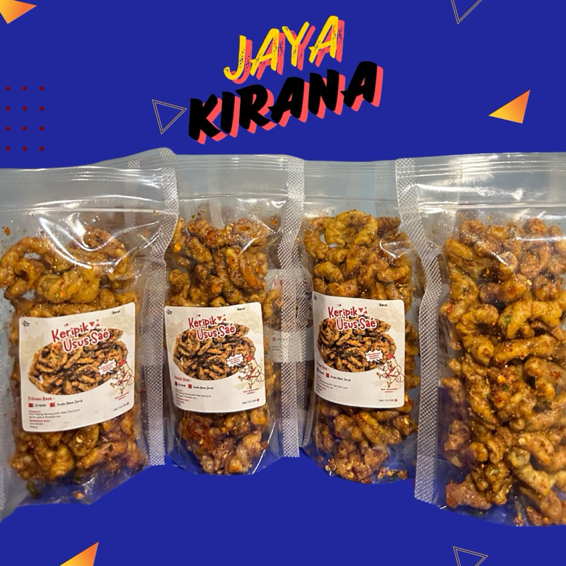 

Kripik Usus Sae Daun Jeruk Pedas Nampoll