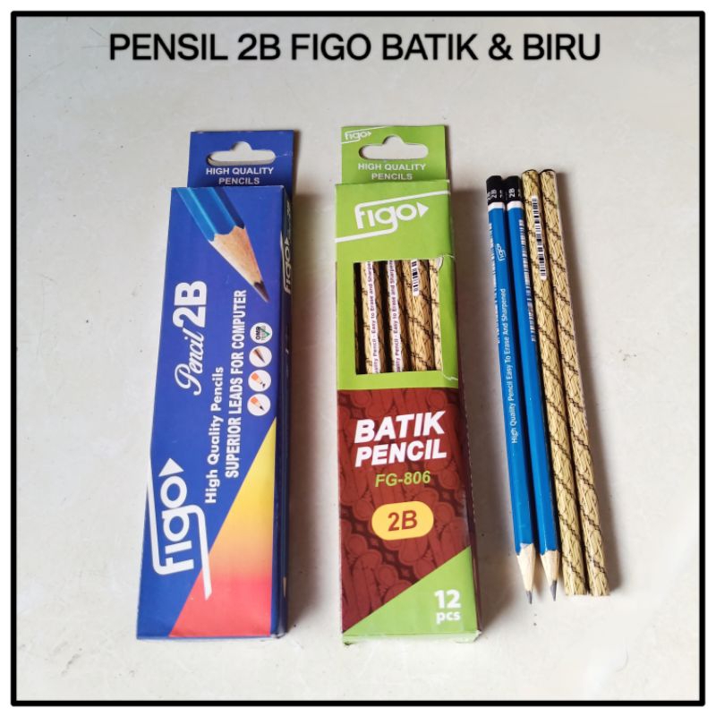 

1 Pak Pensil 2B Figo Isi 12 Pcs