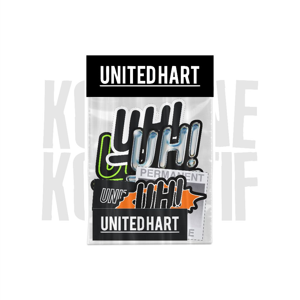 

Stikerpack Brand United Hart