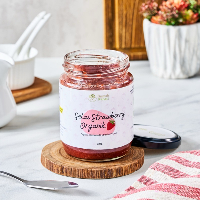 

Selai Strawbery Organik Diabetic friendly (dengan gula sorghum)