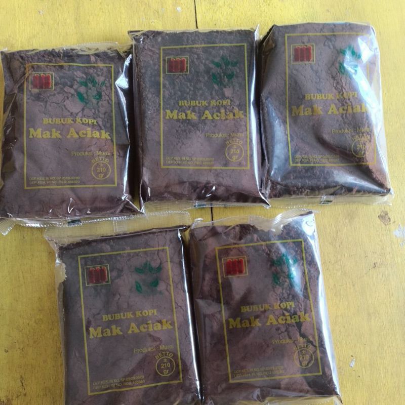 

Best Seller Paket Hemat 5 bungkus Bubuk Kopi Minang - Kopi Mak Aciak