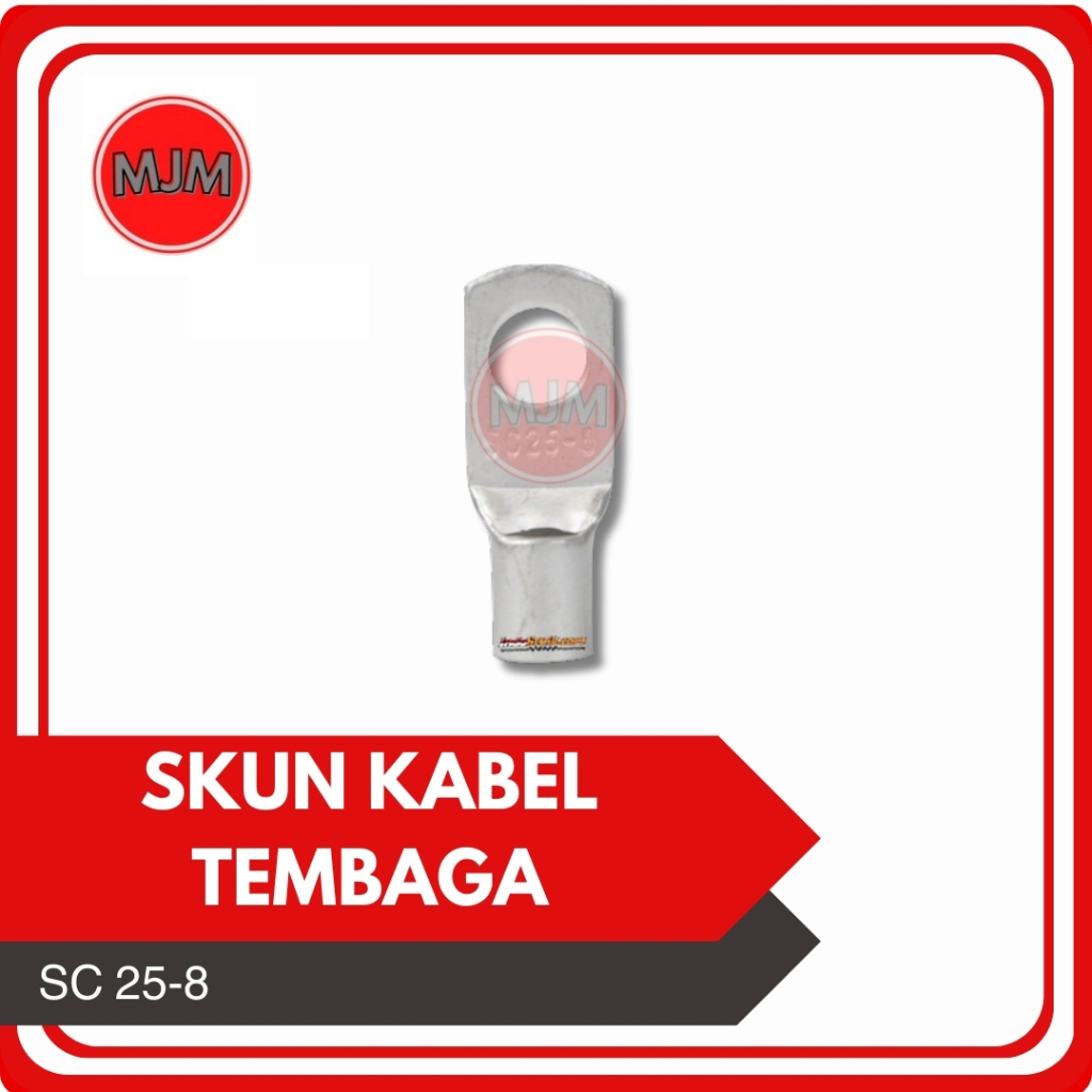 Skun Kabel Tembaga SC 25-8