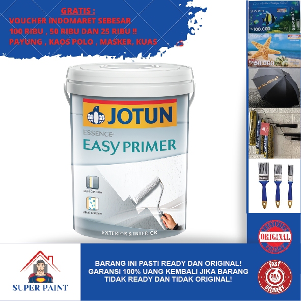 Cat Dasar Tembok Exterior & Interior JOTUN EASY PRIMER PUTIH 25 KG