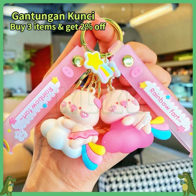 ✨ KLKL ✨ Gantungan Kunci kucing Gantungan Kunci Aesthetic Aksesoris gantungan kunci tas aesthetic ga