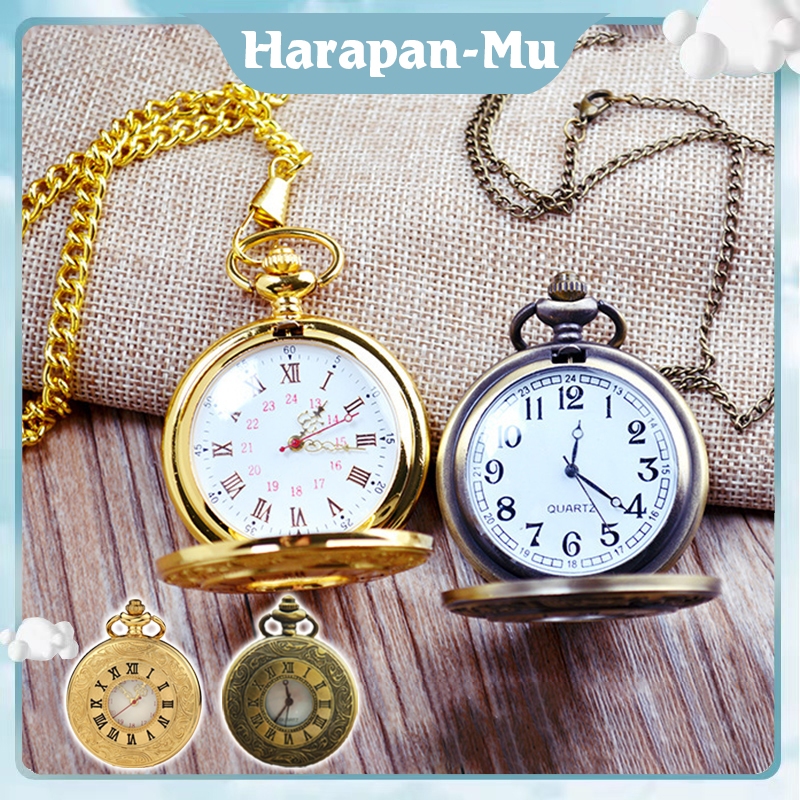 Vintage Pocket Watch Jam Saku Antik Jam Saku Gantungan Jam Unik Saku Hadiah Ulang Tahun