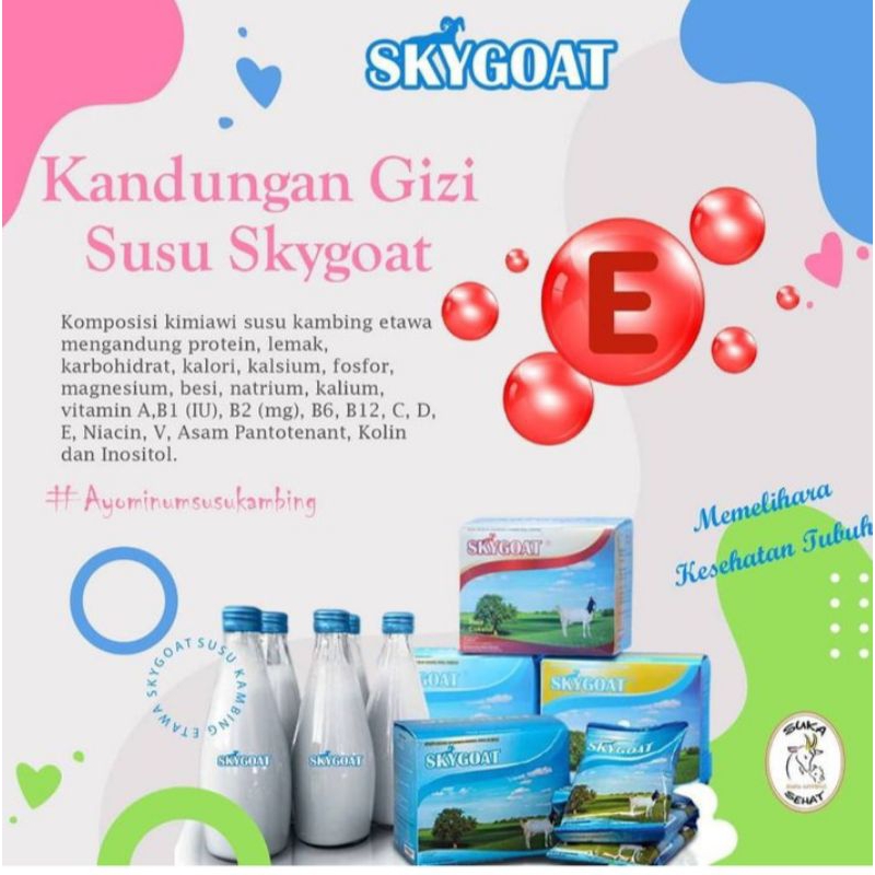 

Susu Kambing Etawa Sky Goat 1 Sachet