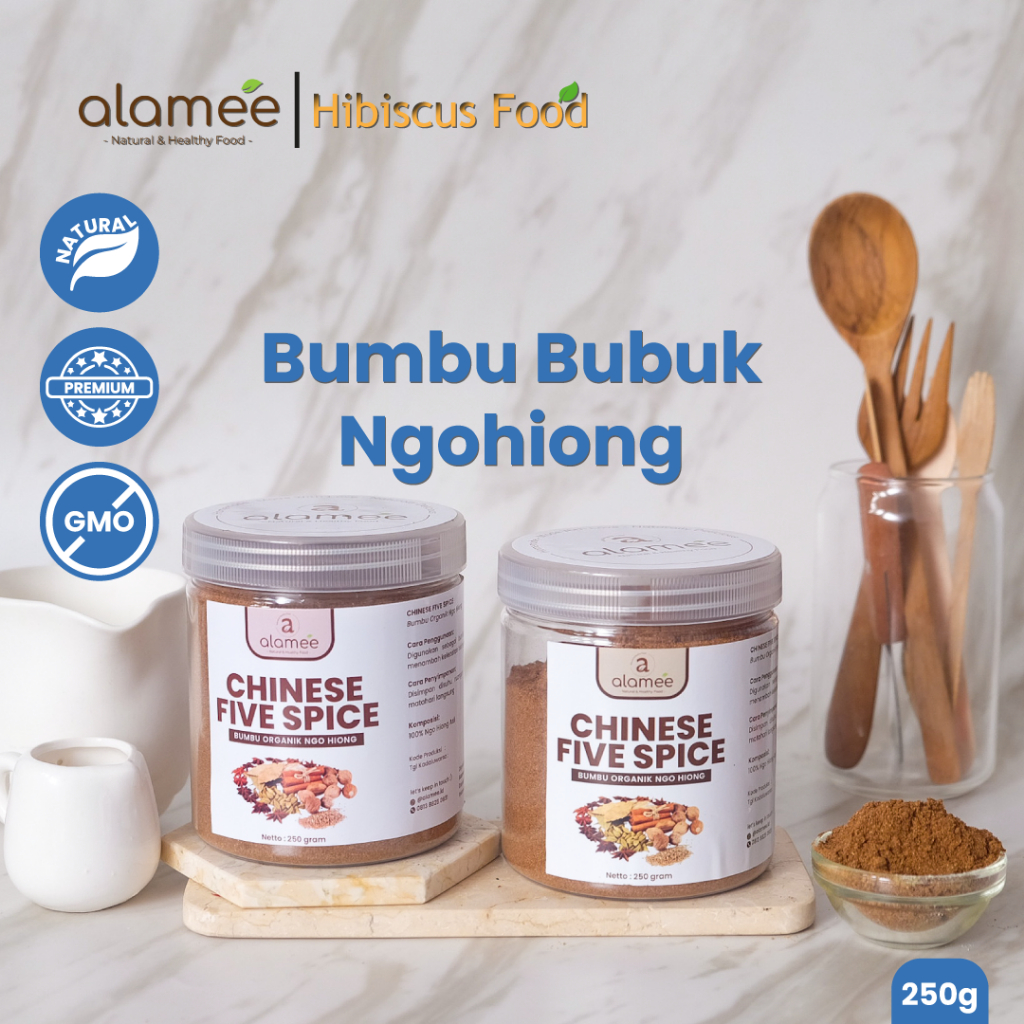 

Ngohiong Seasoning Powder Bubuk Ngo Hiong Bumbu Masak Chinese Five Spice Murni Asli Dapur Organik