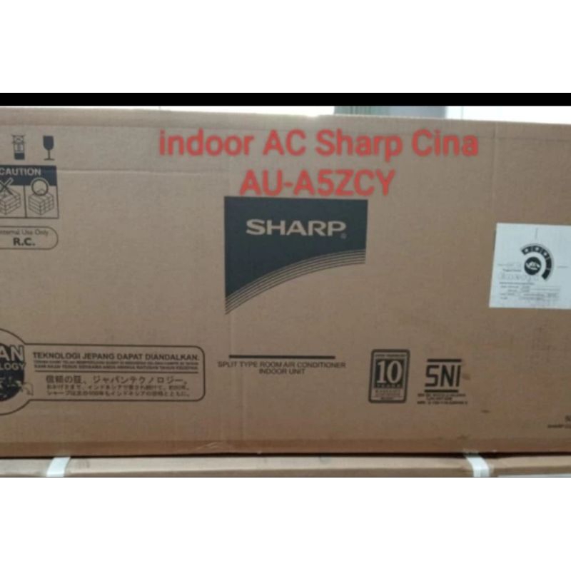 Sharp Indoor AC model AH-A5ZCY Indoor saja Tanpa Outdoor