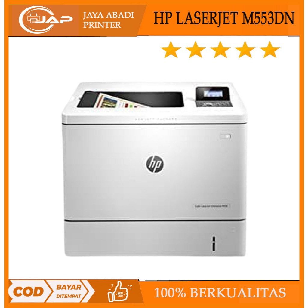 Printer HP LaserJet Enterprise M553dn - Printer Warna A4 - M553DN