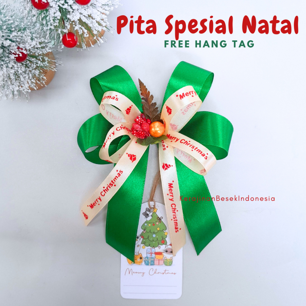 

PITA NATAL MURAH FREE HANG TAG CHRISTMAS Oranemen Kado Hampers unik siap pakai