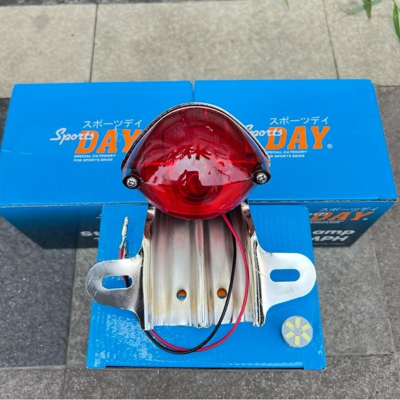 STOPAN CB TRIUMP STOPLAMP CB TRIUMPH DAY SET PANGKON STOPAN V80 FULL BESI CHORME CB CUSTOM