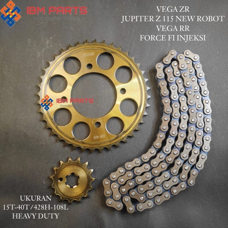 GEAR GER GIR SET GEAR PAKET VEGA ZR JUPITER Z 115 NEW ROBOT VEGA RR FORCE FI 15-40 MODEL SSS