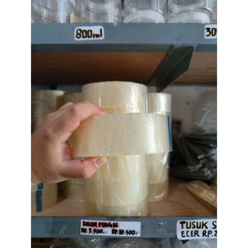 Lakban Bening 300m / Lakban Bening / Lakban / Lakban Online Shope / Lakban Paket / Lakban Besar